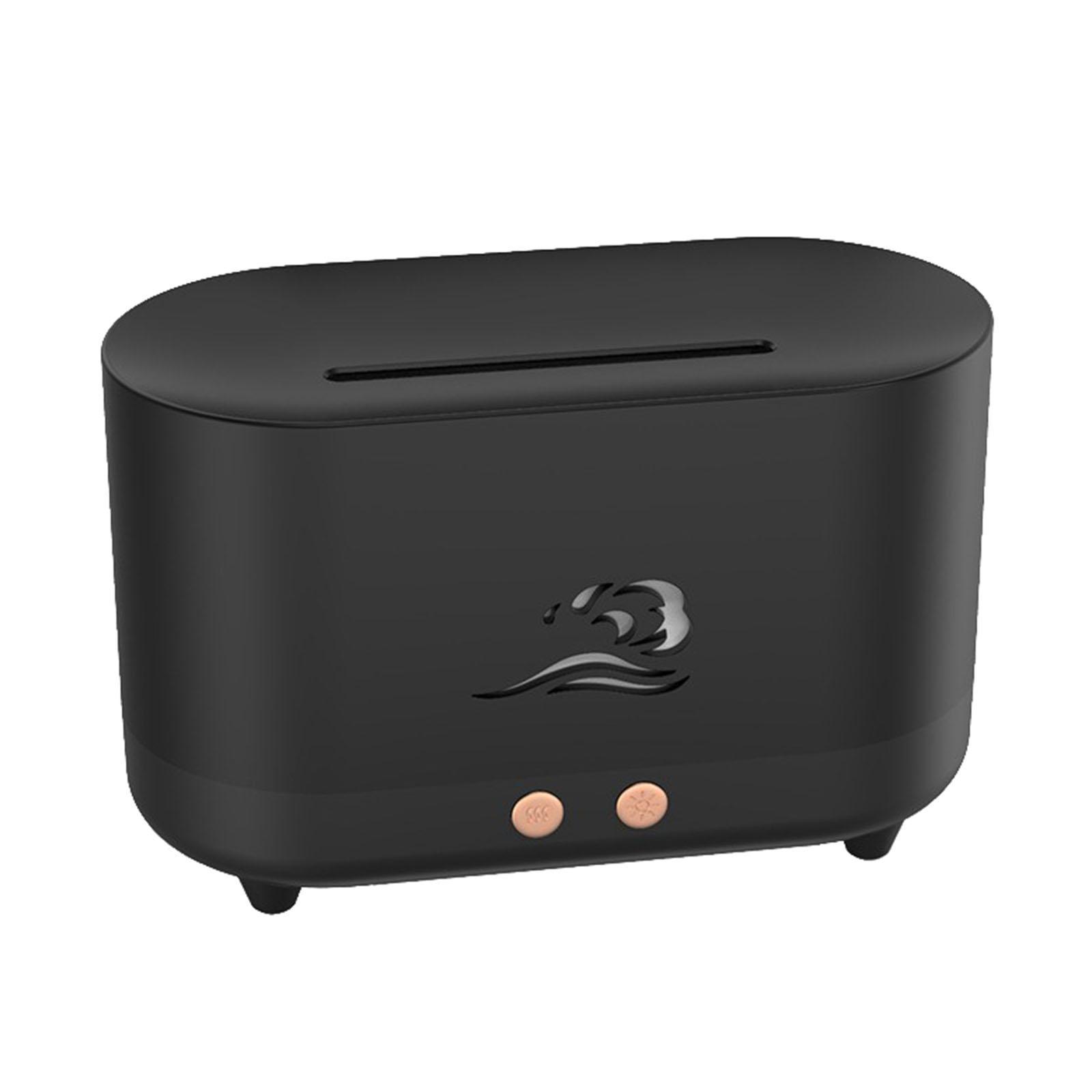 Air Humidifier USB 3D Flame Auto Shut Off Mist with Night Light