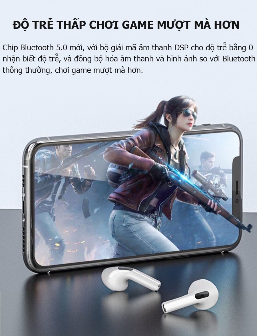 Tai nghe Bluetooth 5.0 - Chỉ cần 1 chạm đáp ứng nhu cầu bạn cần