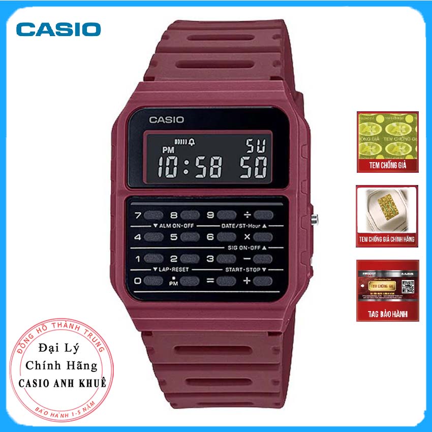 Đồng hồ nam dây nhựa Casio Standard chính hãng CA-53WF-4BDF