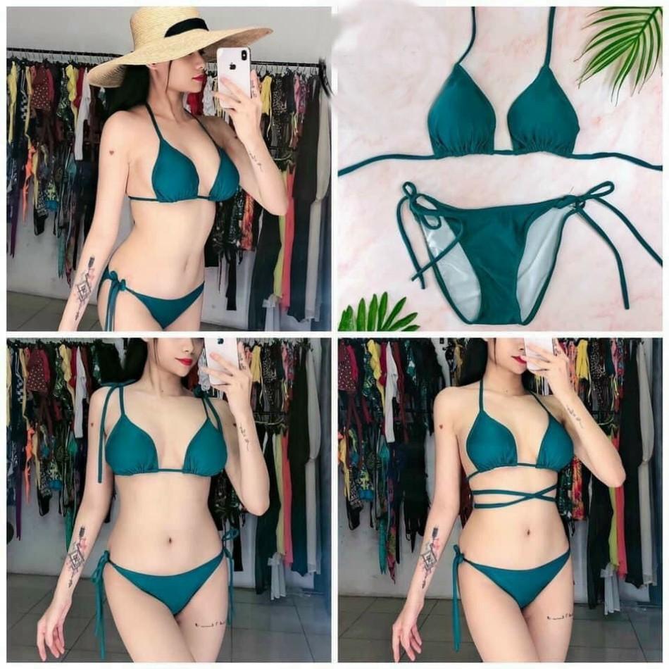 Bikini 2 Mảnh tam giác( nhiều màu)-cực secxy quyến rũ-bikinisotore Bộ Bơi Không Thể Thiếu Trong Bộ Sưu Tập Đồ B