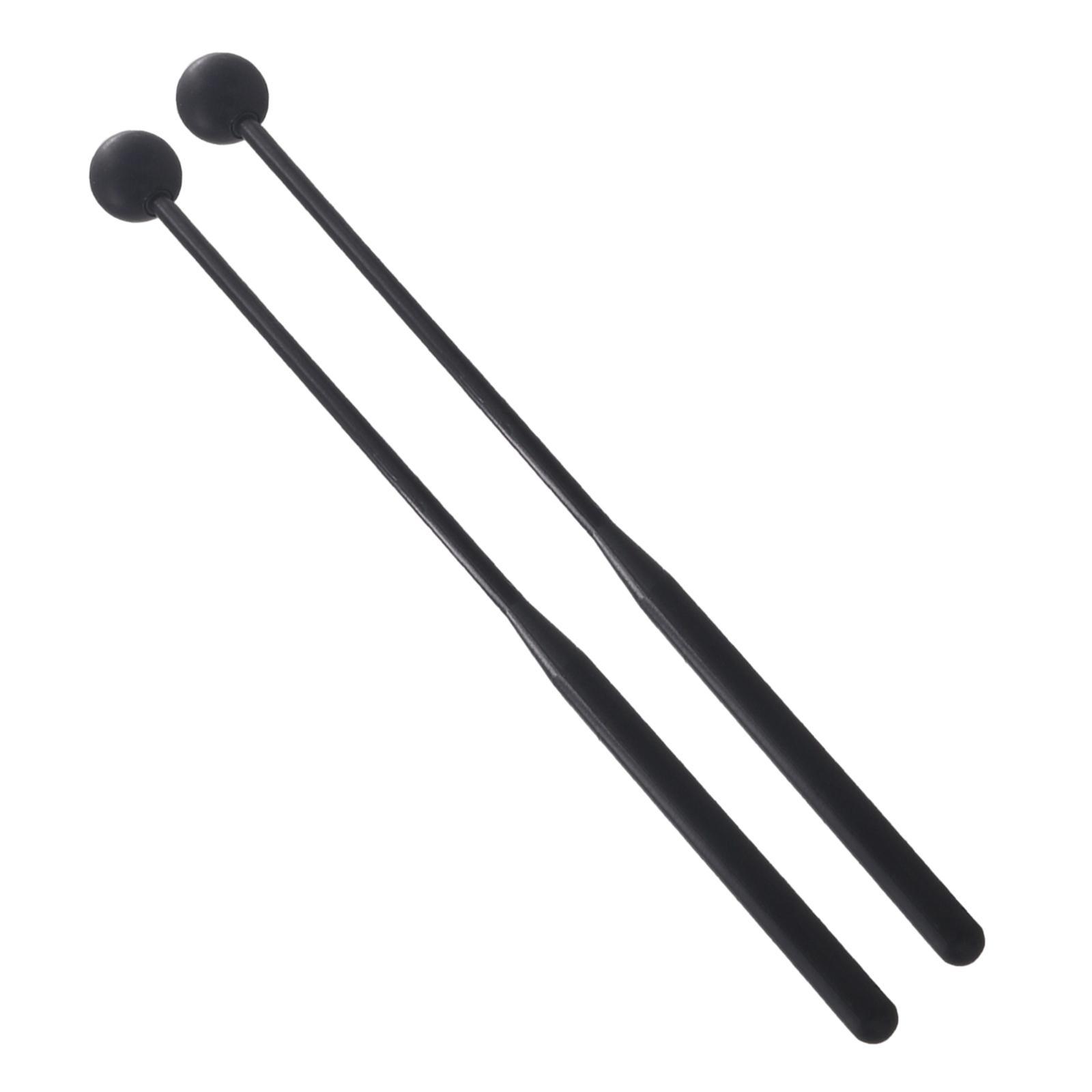 2Pcs Drum Mallet Portable Percussion Drumsticks for Yoga Timpani Performance