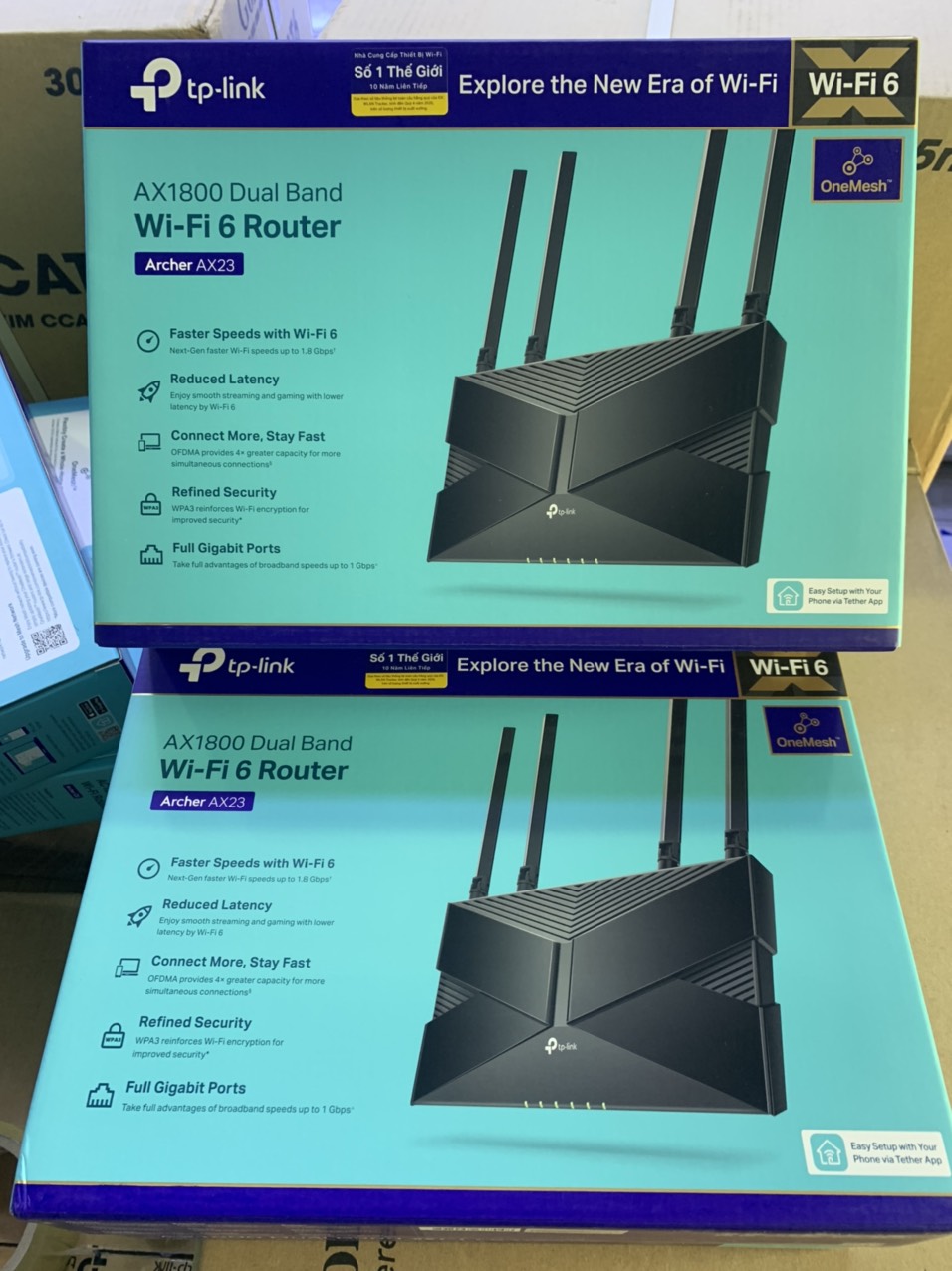 Bộ phát wifi 6 TP-Link Archer AX23 AX1800Mbps - Hàng Chính Hãng