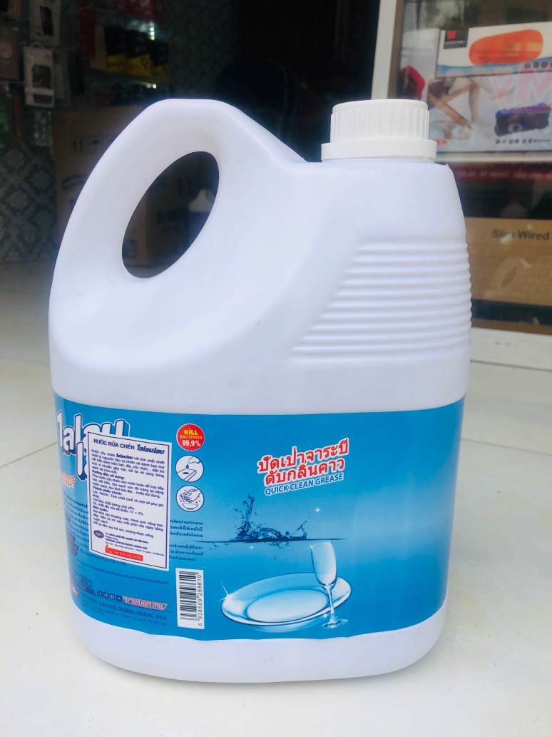 Nước rửa chén không mùi công nghê thái lan-talaulau 3600ml 