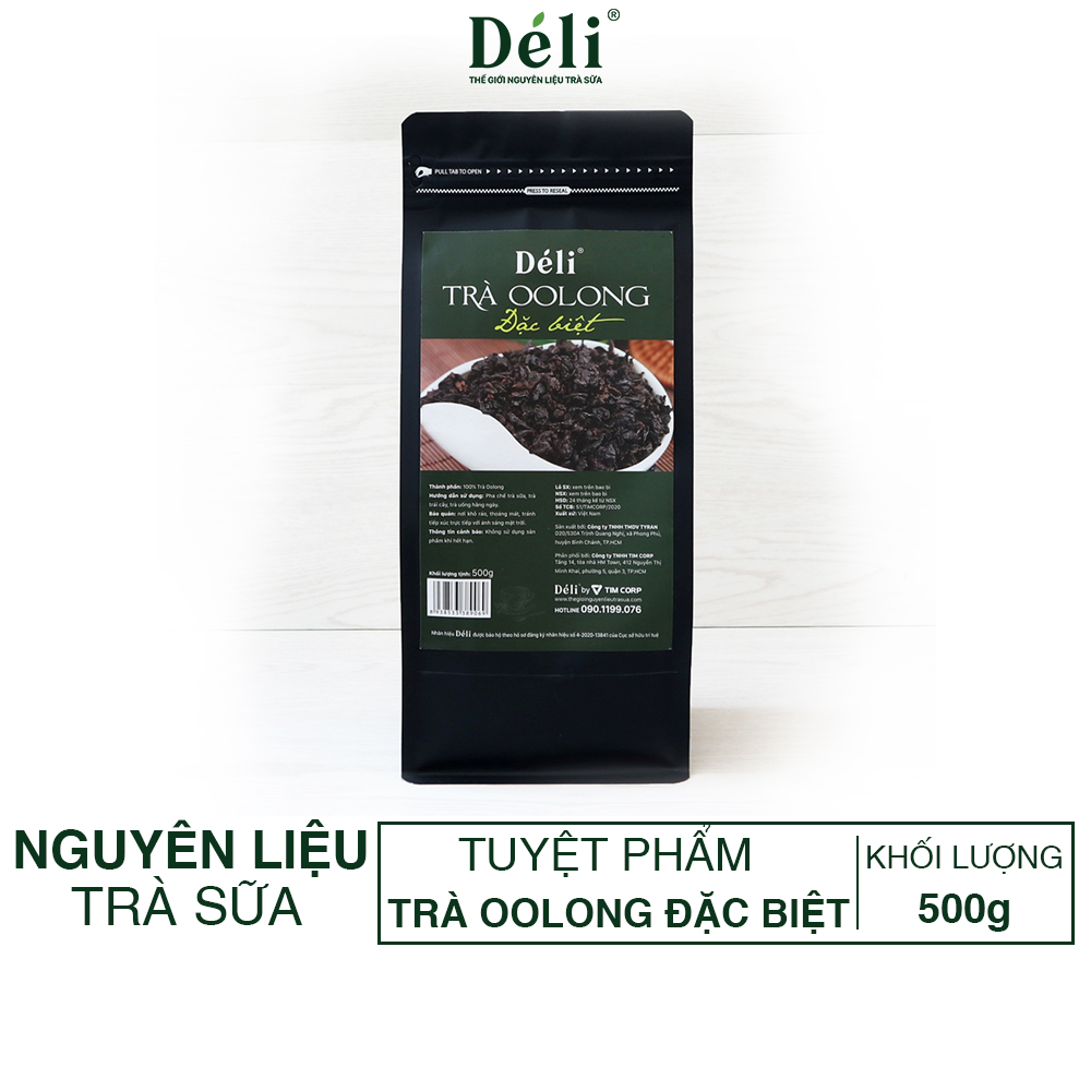 Trà Oolong đặc biệt (Oolong nướng) Déli - 500gr - chuyên dùng pha chế trà sữa, trà trái cây.