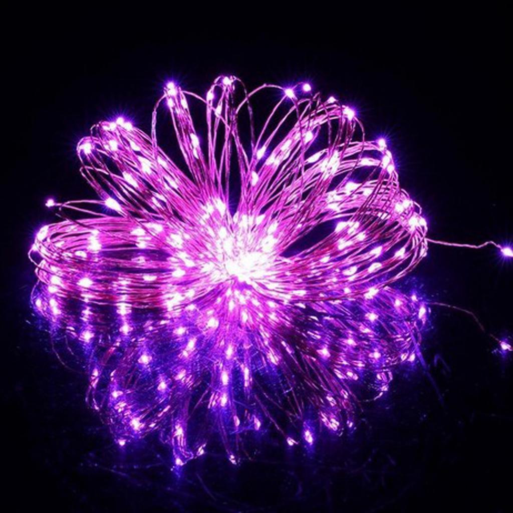 Outdoor Solar Powered 12m 100 LED String Lights Waterproof Lamp