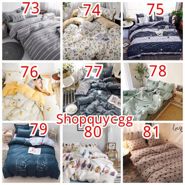 Bộ chăn phao kèm ga gối QUY Bedding mẫu mới cập nhật