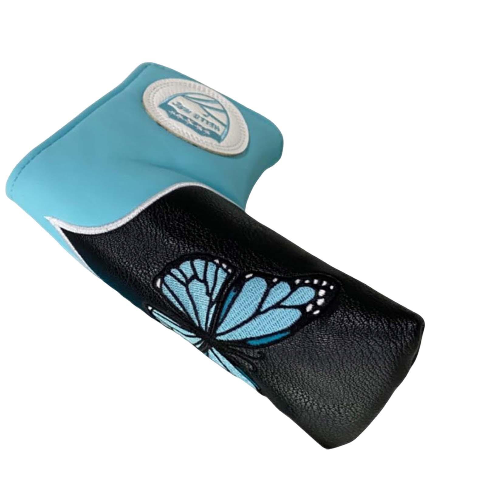 Fashion Golf Putter Head Cover Protector PU Leather Golf Club Head Cover