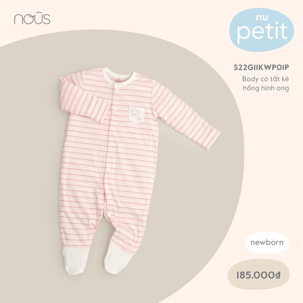 Bộ Quần Áo Body Sơ Sinh Nous Cho Bé - Chất Liệu Nu Petit (Cho bé dưới 5kg)