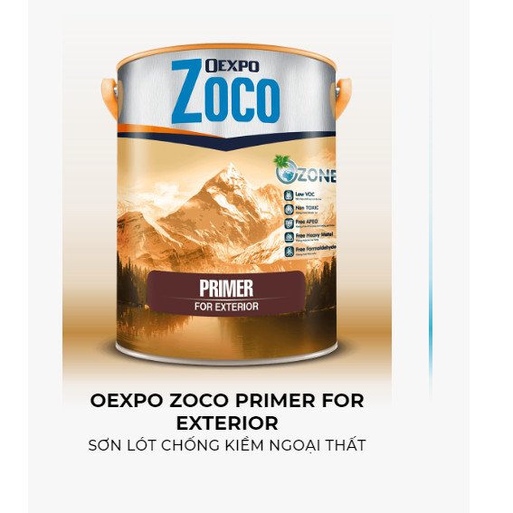 OEXPO ZOCO PRIMER FOR EXTERIOR – SƠN LÓT CHỐNG KIỀM NGOẠI THẤT