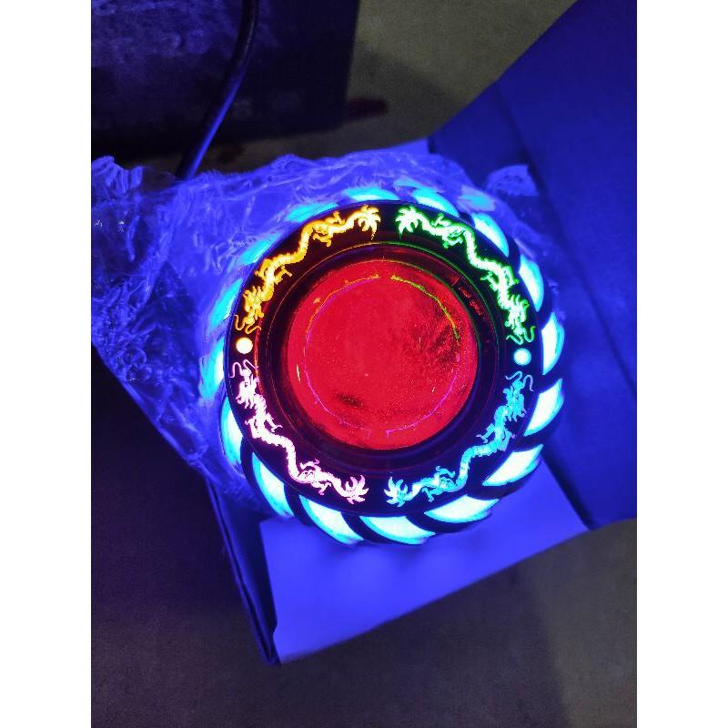 Đèn pha Led Bi cầu Rồng Mắt Quỷ Lốc Xoáy