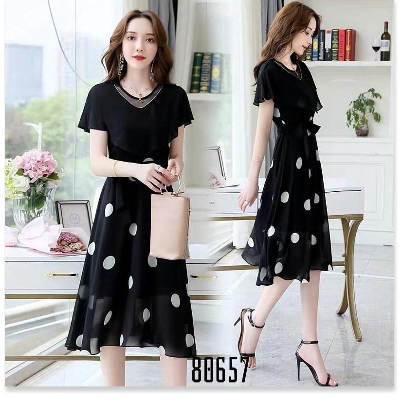 ĐẦM XÒE CHẤM BI SIÊU SANG CHẢNH DÀNH CHO CÁC QUÝ CÔ