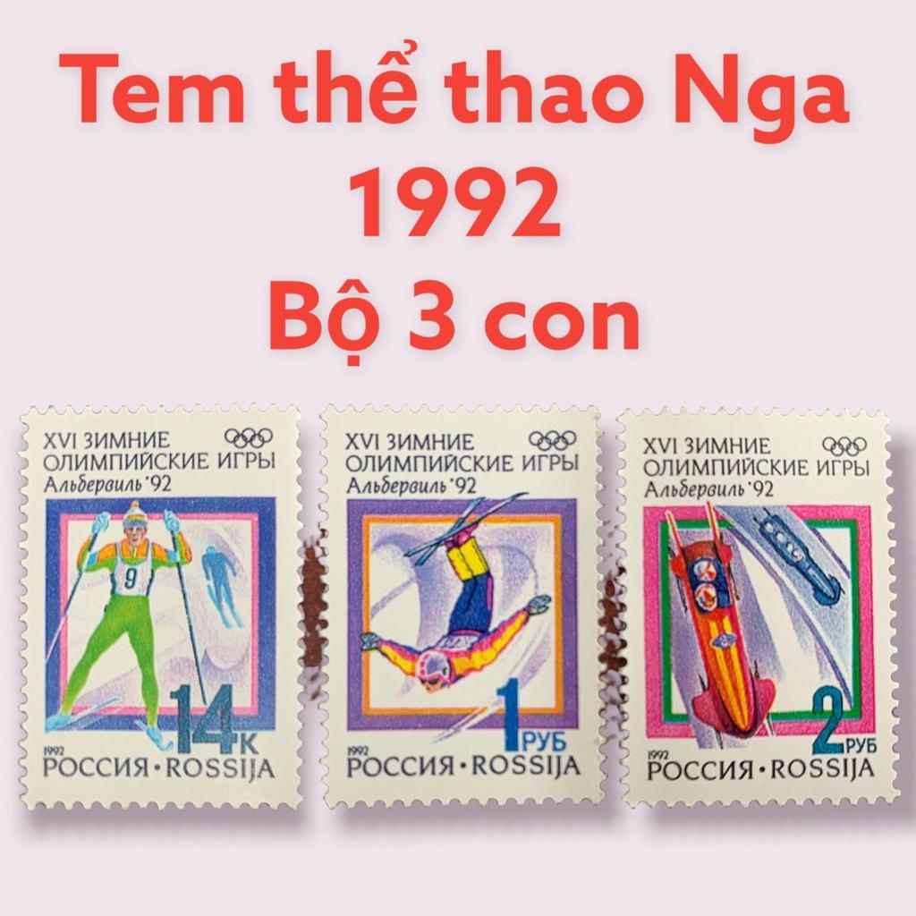 Tem quốc tế chủ đề thể thao Nga năm 1992.