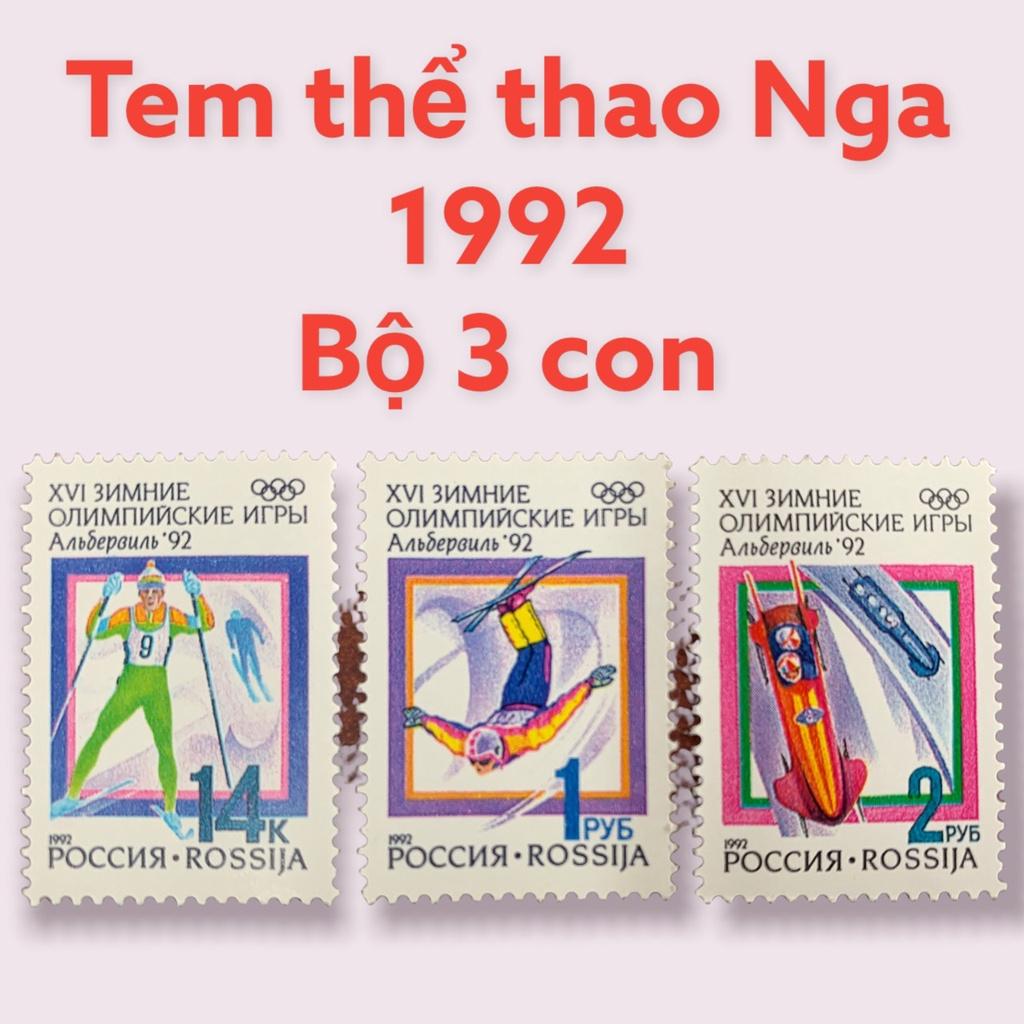 Tem quốc tế chủ đề thể thao Nga năm 1992.