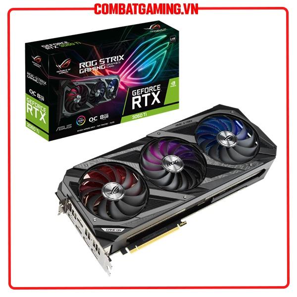 Card Màn Hình Asus Rog Strix RTX 3060ti OC 8GB GDDR6 - Hàng Chính Hãng