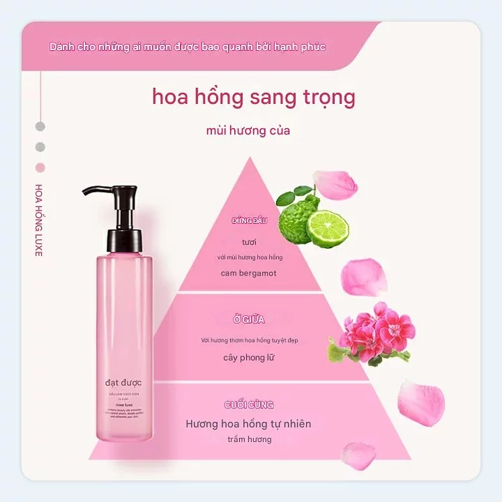 Dầu tẩy trang và làm sạch 175ml Type Rose Luxe ATTENIR Skin Clear Cleanse Oil
