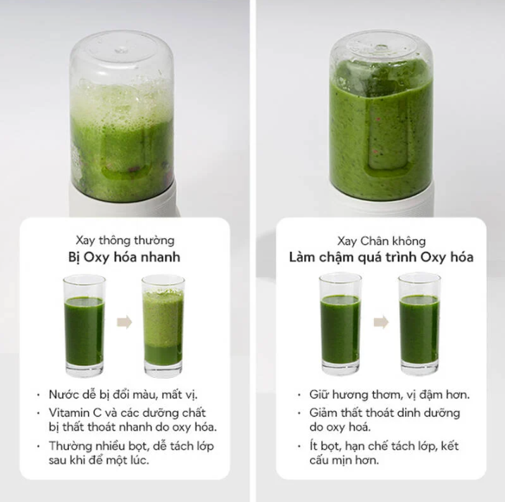 Máy xay sinh tố cầm tay LocknLock dung tích 475ml - Màu ngà - EJJ346IVY - Hàng chính hãng