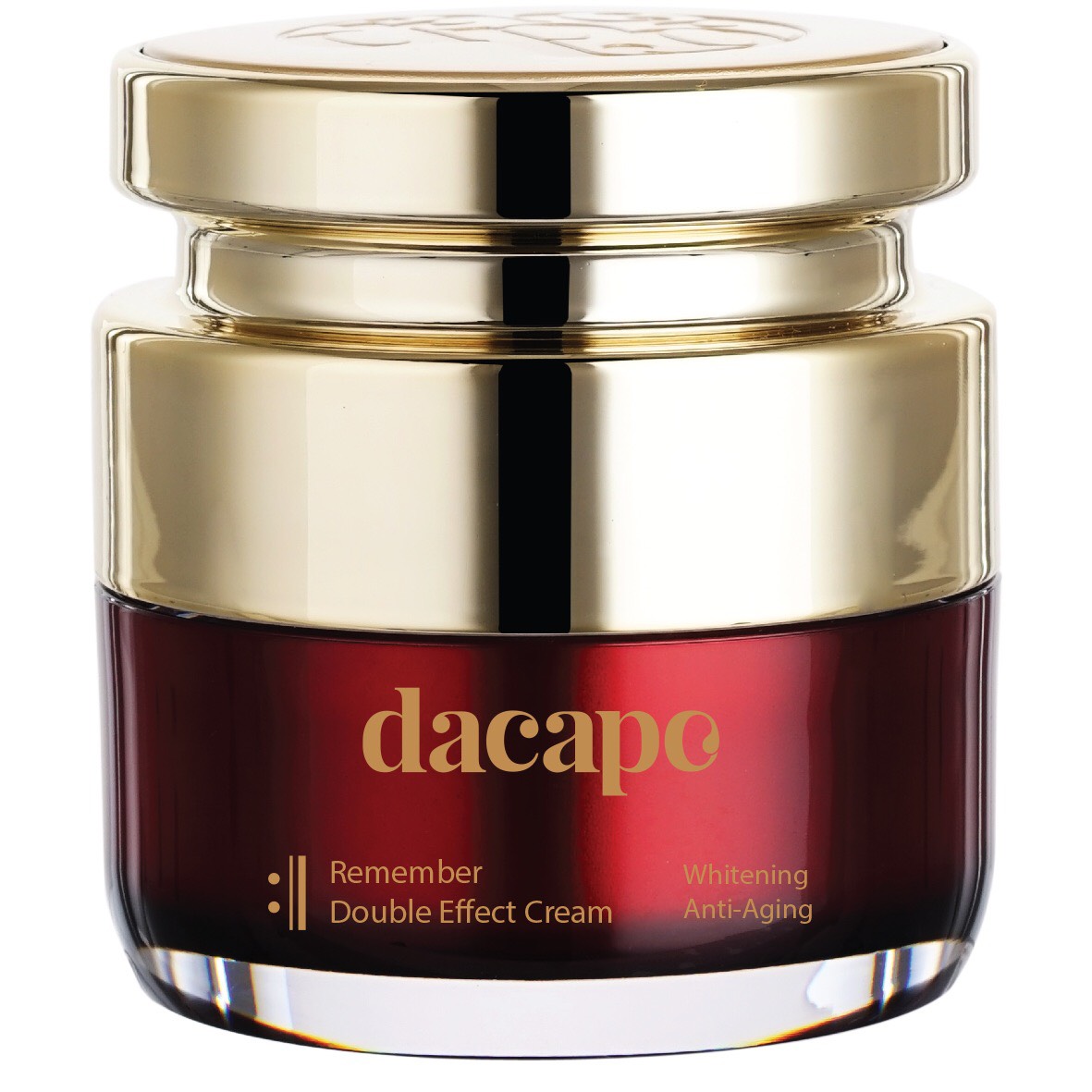 DACAPO - KEM DƯỠNG TRẮNG, NGỪA LÃO HÓA DA DACAPO ĐỎ 50ML