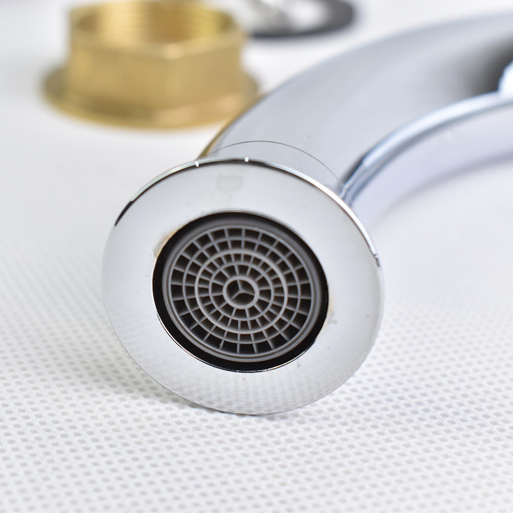 Vòi bếp Nhập khẩu Nguyên Chiếc Trắng Bạc 5025