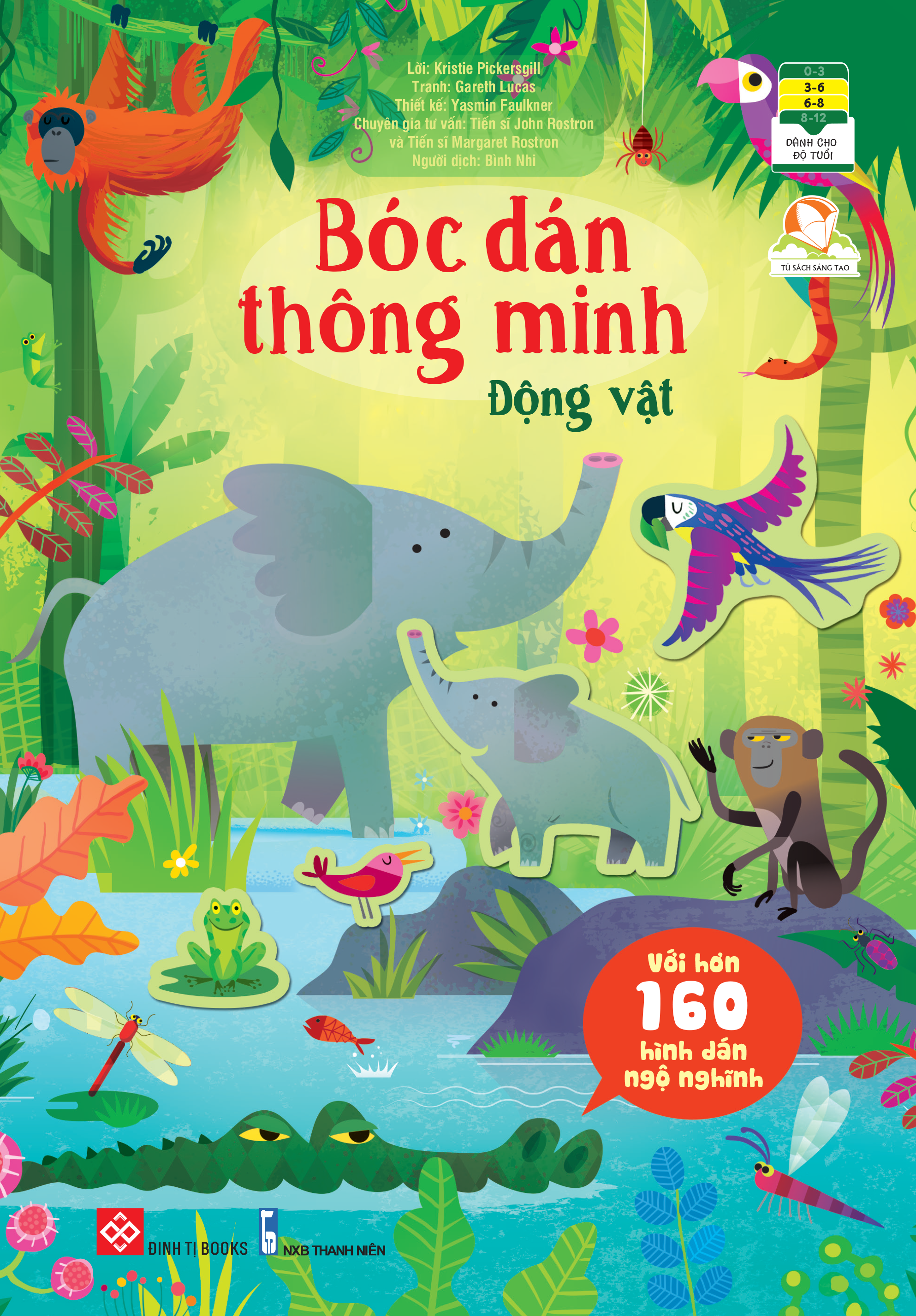 Sách - Combo bóc dán thông minh 12 tập - Đa dạng chủ đề