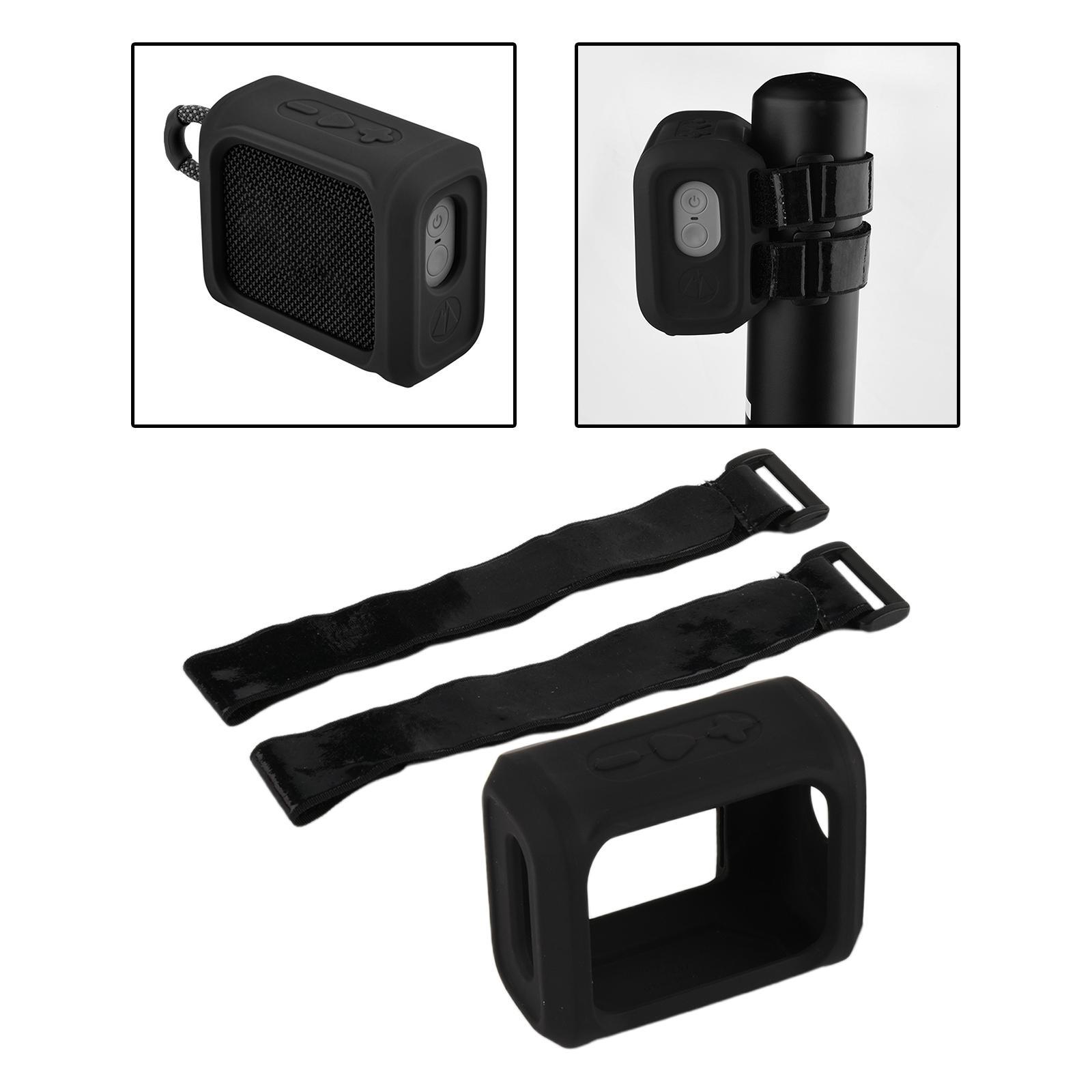 Silicone Travel Case Cover Protective Box For GO 3 Speaker Black