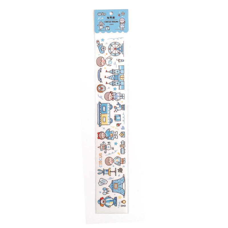 Cuộn Băng Dính Sticker Nhãn Dán Washi Dùng Trang Trí Sổ Lưu Bút ST173