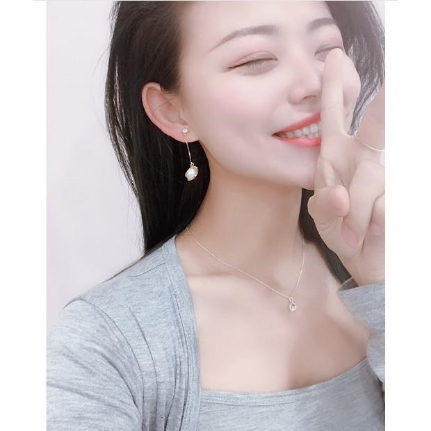 Hoa tai HẠT CHÂU BỌC KIỂU SỢI DÀI