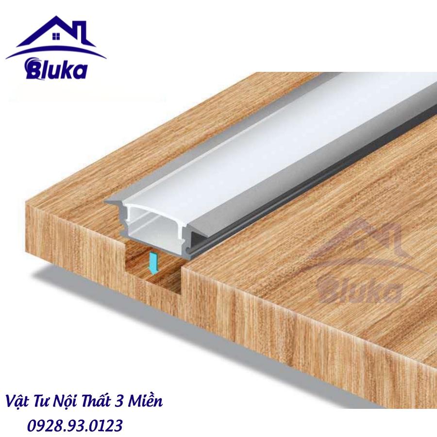 Thanh nhôm led định hình - thanh nhôm dùng cho led dán led thanh 12v trang trí nội thất Máng nhôm định hình