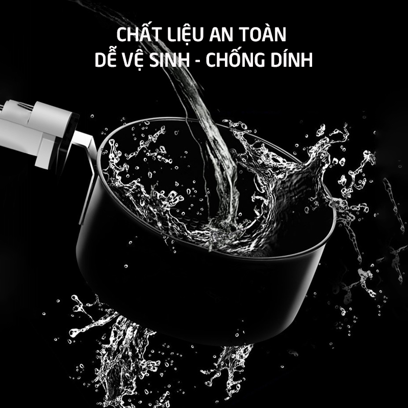 nồi chiên không dầu cao cấp dung lượng 5,6L, việc nấu nướng trở nên dễ dàng hơn, không mùi, không khói, không sợ béo, ăn thỏa thích 8063-G