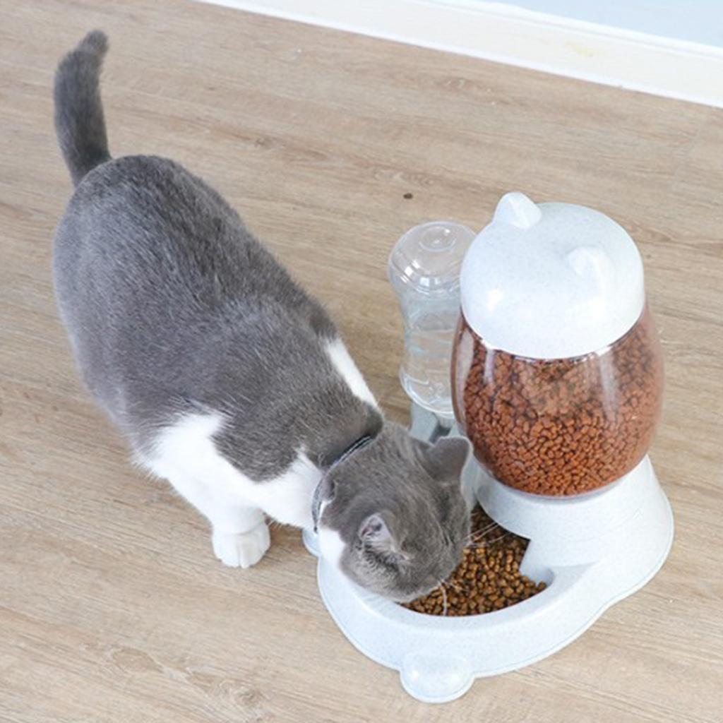 2pcs Automatic Feeders Cat Kitten Rabbit Water Dispenser Drinking Fountains