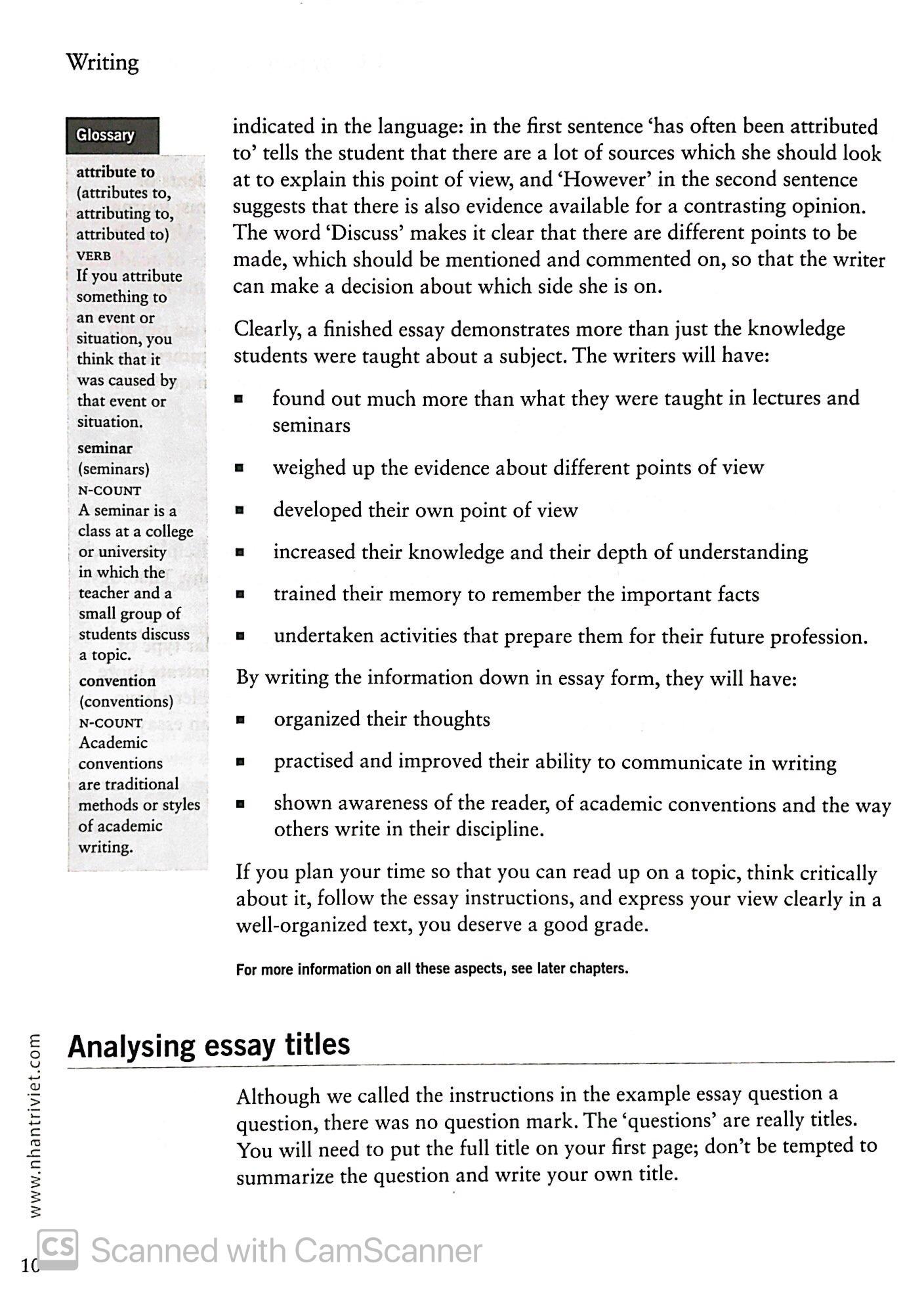 Conllins EAP Writing (Không CD)
