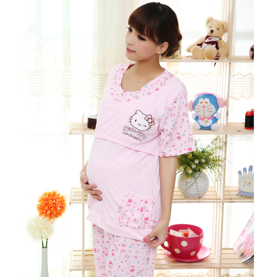Bộ Đồ Bầu Kết Hợp Cho Con Bú - SSN08