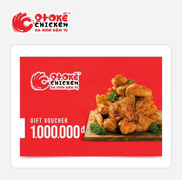 Giftpop - Phiếu Quà Tặng Otoké Chicken 1000K