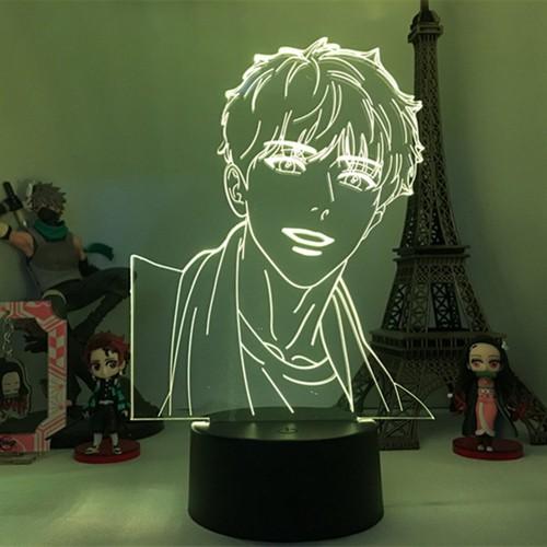 Đèn Ngủ Để Bàn Đèn LED 3D Hình Anime BJ Alex Công Tắc Cảm Ứng 16 Màu Có Remote Điều Khiển Veniceshop