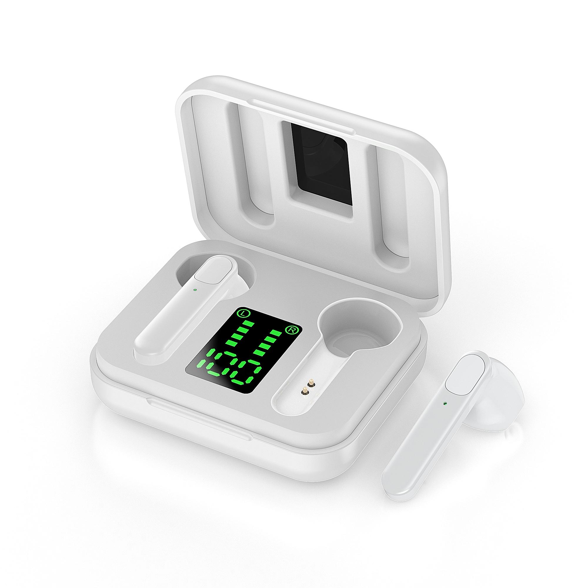 Mini  Bluetooth  5.0  Wireless  Headset Rechargeable Stereo Sports Earbuds