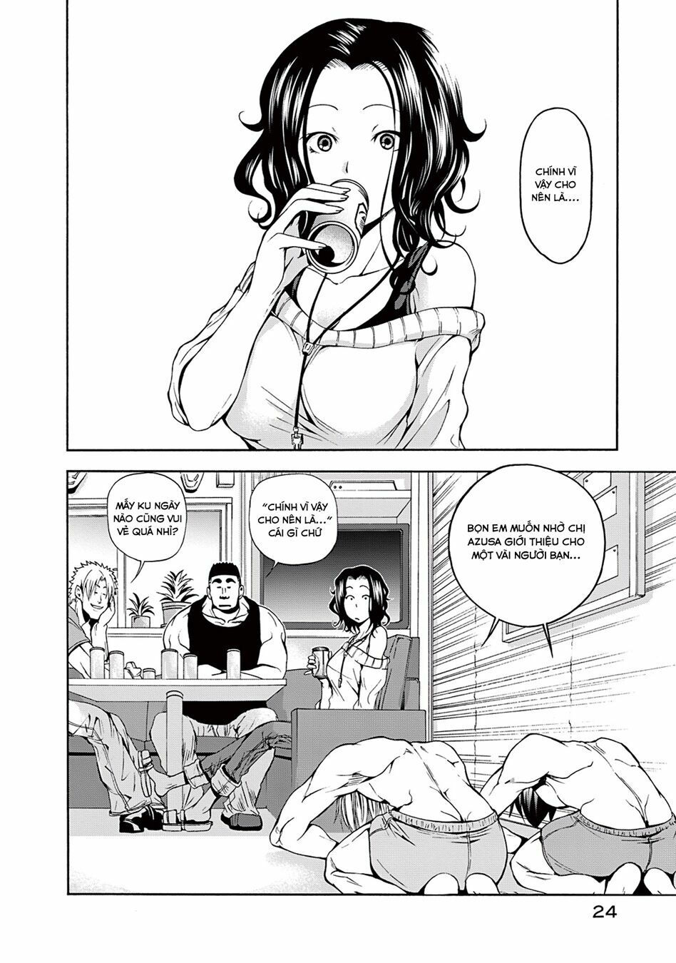 cô gái thích lặn - grand blue chapter 9 19