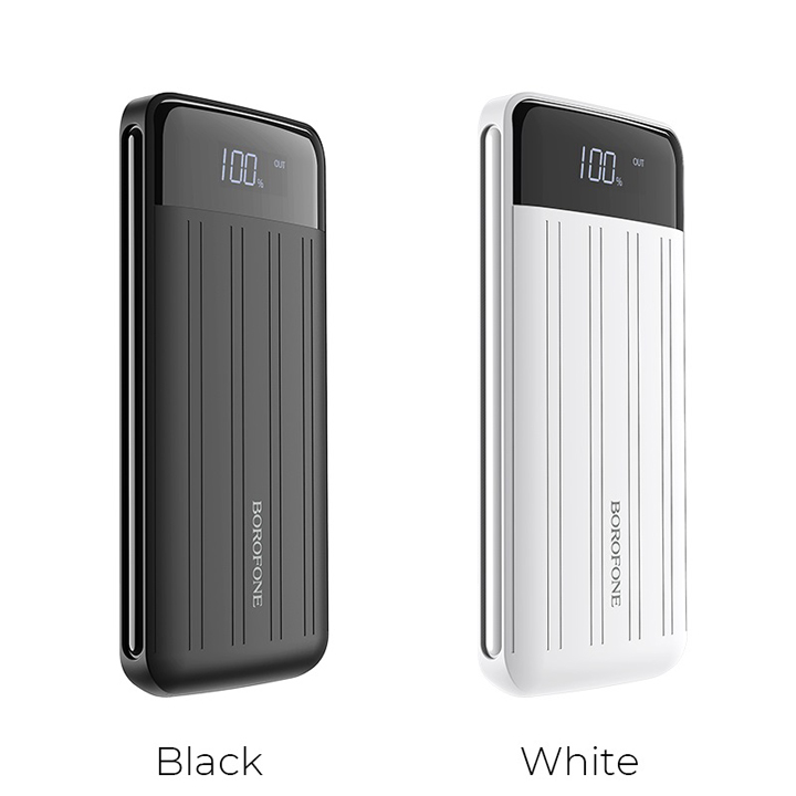 Pin Sạc Dự Phòng BOROFONE BT21A - Dung Lượng 20000mAh, Có Màn LCD-Hàng Chinh Hãng