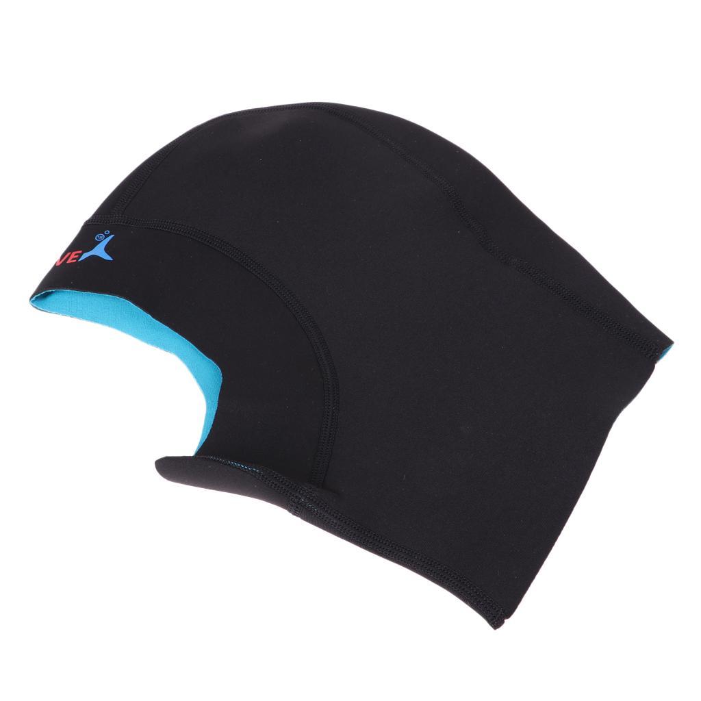 1mm Neoprene Scuba Snorkeling Wetsuit Hood  Swim Surf Divers Diving Hood  Black