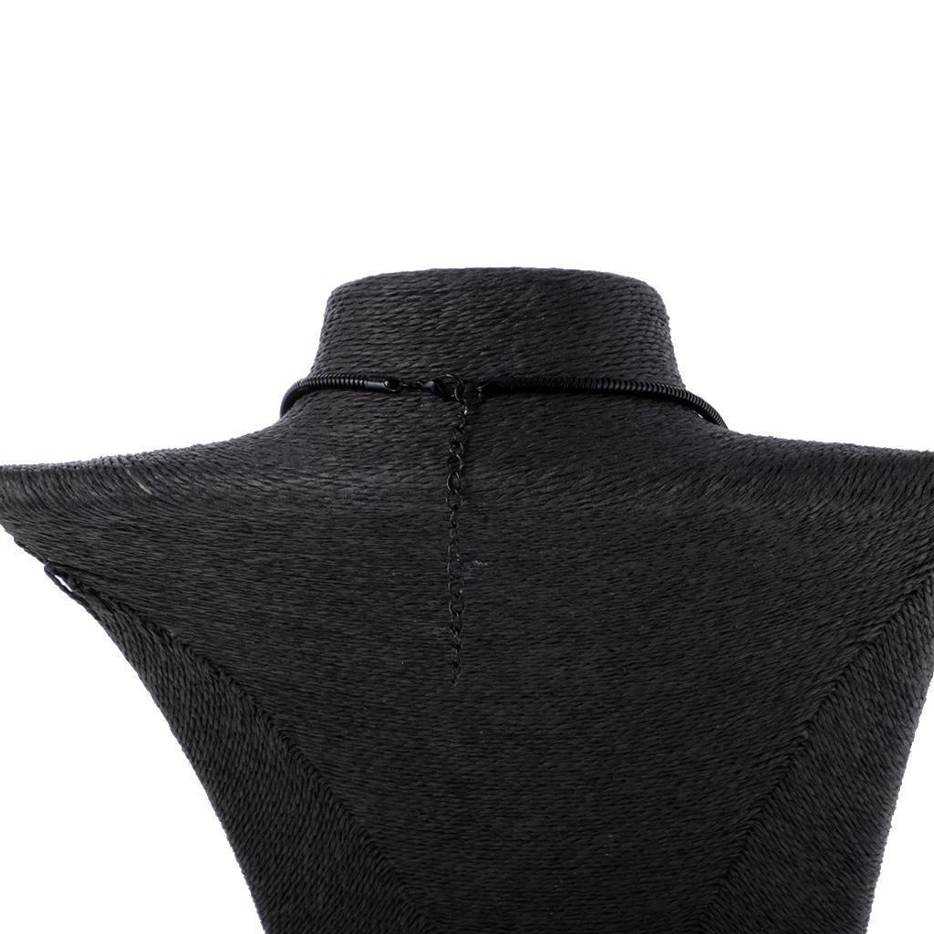 Fashion Tassel Pendant Statement Long Chain Sweater Necklace Jewelry Black