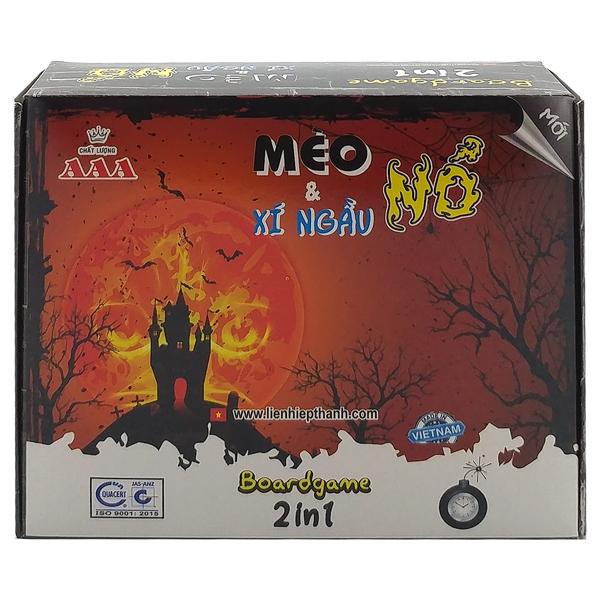 Boardgame 2in1 LHT Mèo Nổ - Xí Ngầu Lắc