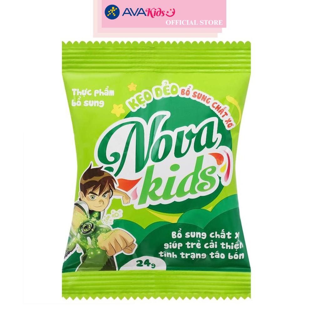 Kẹo dẻo Nova.Kids bổ sung chất xơ 24g (từ 1 tuổi) - Màu ngẫu nhiên