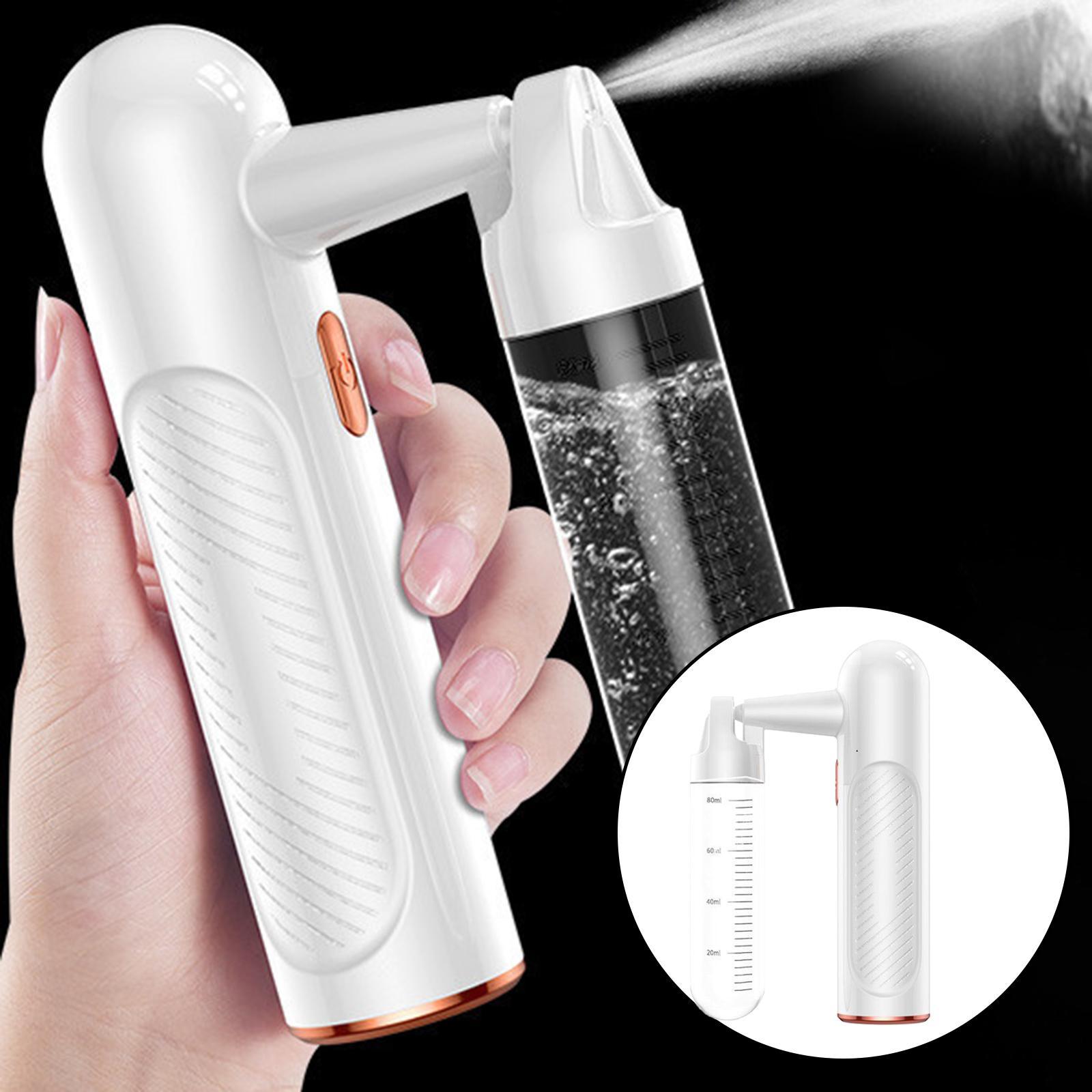 2x Rechargeable Handheld Nano Steam Fogger Machine Nano Mist Disinfect Sprayer Skin Care Women Facial Sprayer for Home Bedroom