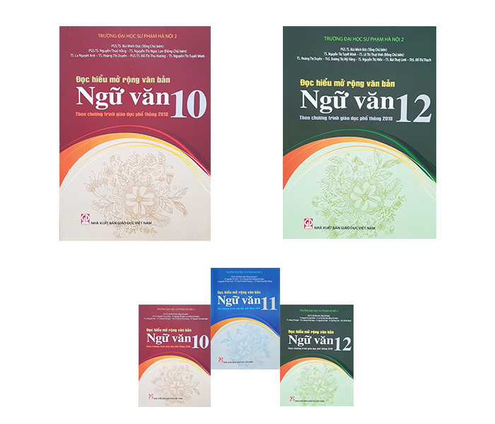 Combo Đọc hiểu mở rộng văn bản Ngữ văn 10 12 Theo Chương trình Giáo dục phổ thông 2018