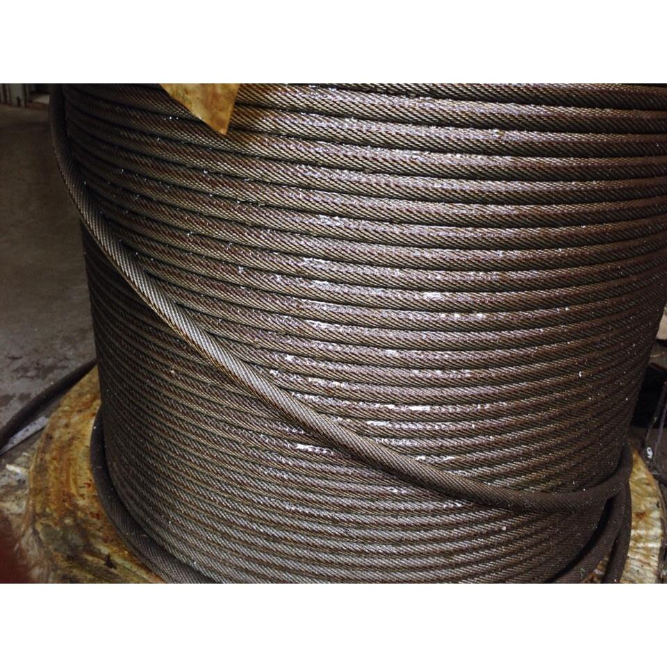 Cáp chống xoắn phi 8 dài 30m. cáp cẩu trục. cáp tự hành.