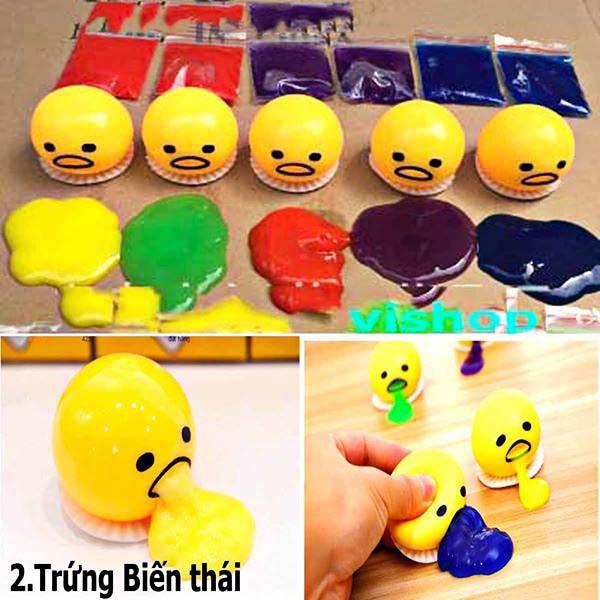 Trứng Biến Thái Gudetama hút nhả slime cực vui nhộn