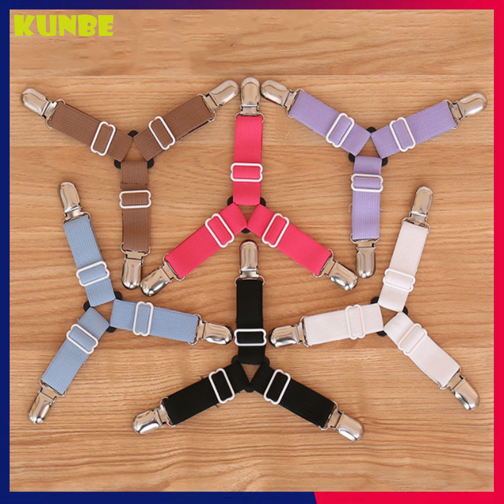 Bộ 4 Kẹp Giữ Cố Định Ga Giường, Chống Xê Dịch KUNBE