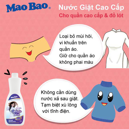 Nước giặt Mao Bao cao cấp