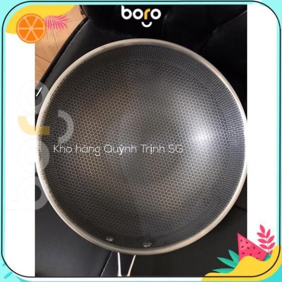 CHẢO CHỐNG DÍNH CHẢO VÂN TỔ ONG SÂU LÒNG INOX SIZE 32 CM HÀNG CAO CẤP