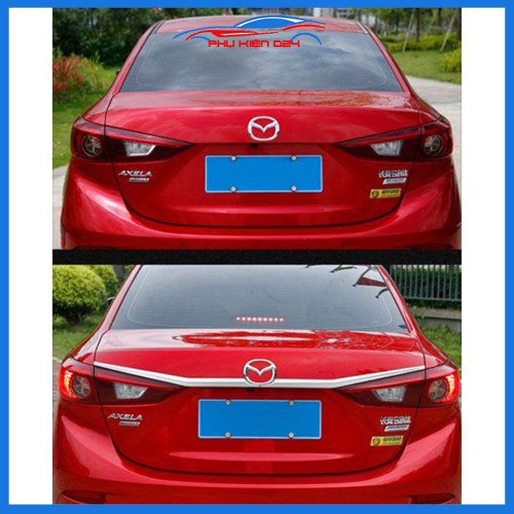 Ốp tay mở cốp Mazda 3 2015-2016-2017-2018-2019 mạ Crom chống xước làm đẹp xe