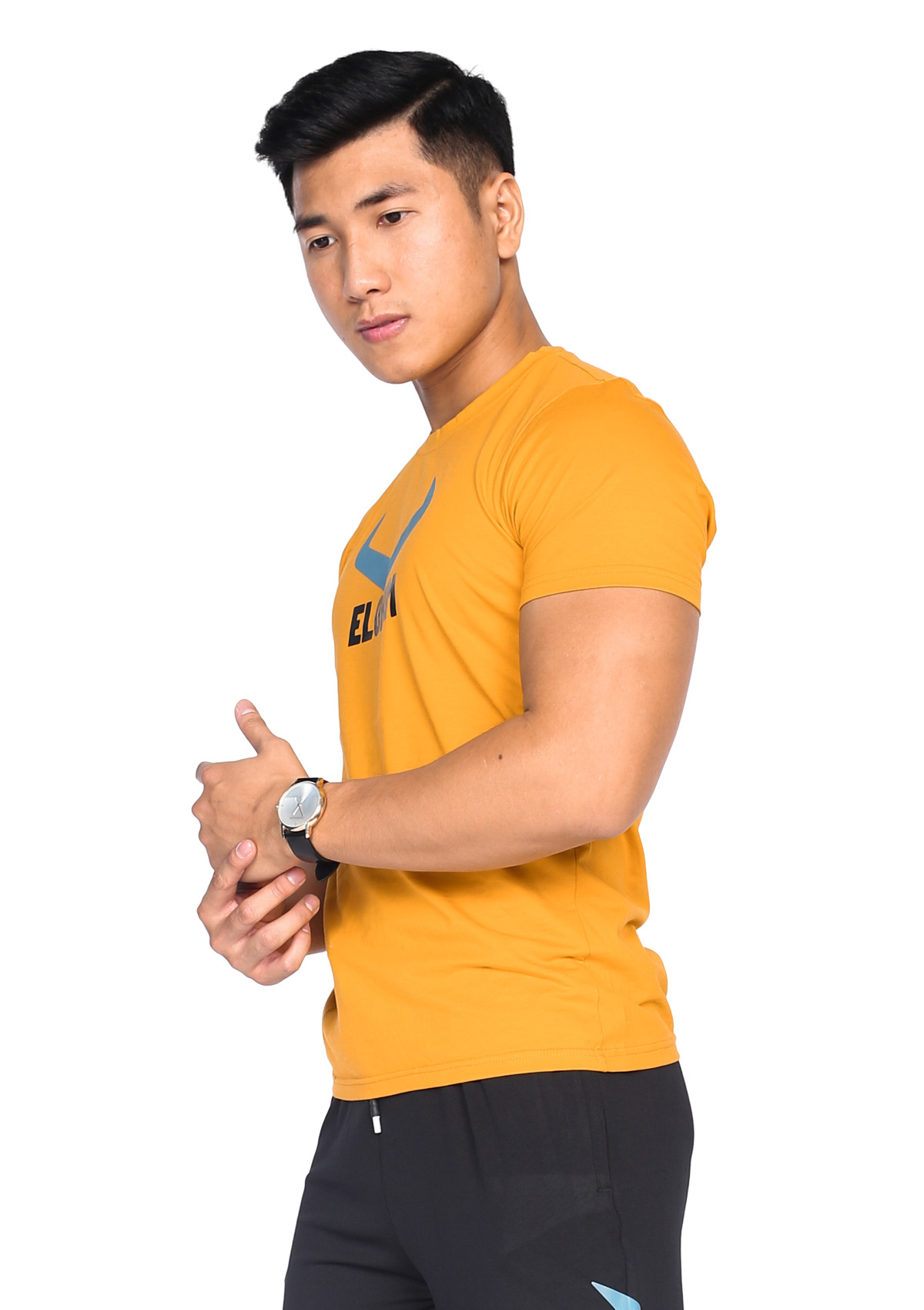 ÁO THỂ THAO LOGO ELOHIM CLASSIC - VÀNG XANH