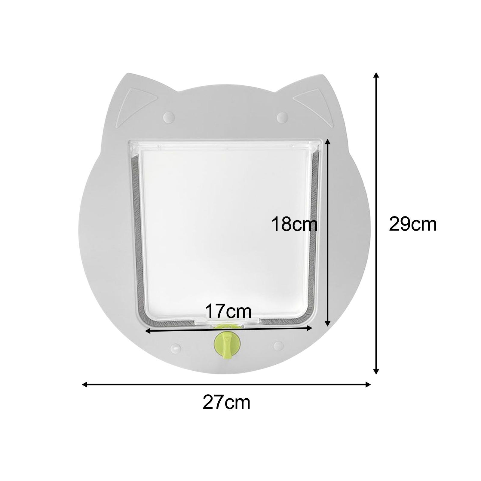 Cat Doors Door Frame Cat Dog Doors for Interior Exterior Doors Kitten Kitty